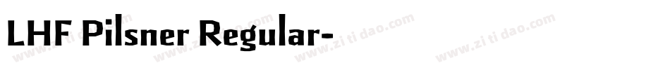 LHF Pilsner Regular字体转换